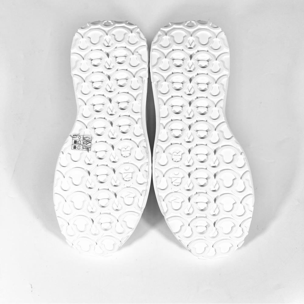 Moncler Lunarove Low Top Sneakers Pull Tab White Pink Size EU 40 US 10 NEW - Picture 7 of 17